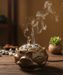 Lư Xông Điện Búp Sen Thủy Trầm