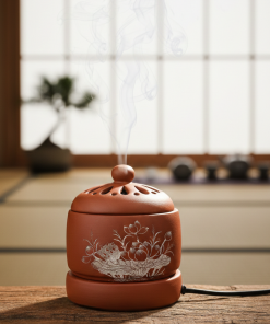 Lư Xông Điện Vẽ Sen Thủy Trầm